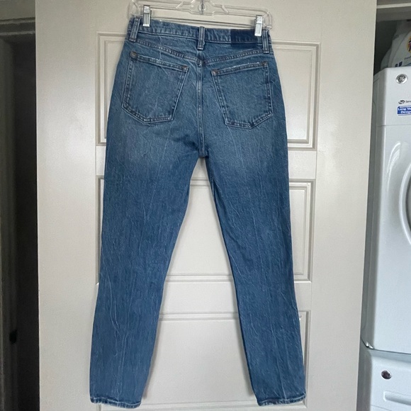 Abercrombie & Fitch High Rise Skinny Jeans Medium Wash - Sz 26 2R - Picture 4 of 7